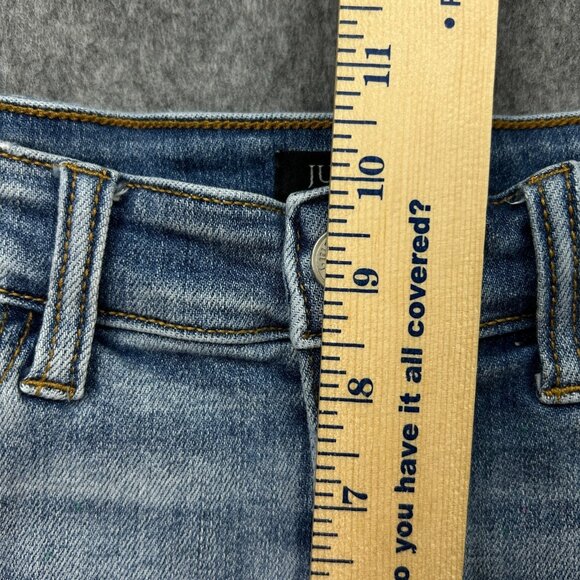 Judy Blue High Waist Paint Splatter Cut Off Jean Shorts Women's Sz M Distressed - Picture 8 of 10